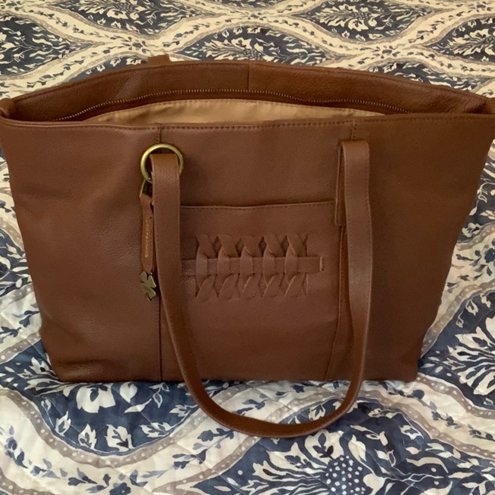 Lucky Brand Leather Tote